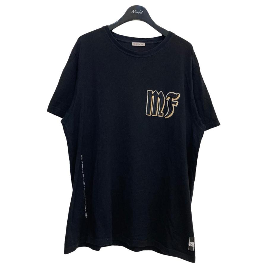 7 Moncler Fragment メンズファッション Hiroshi Moncler Fujiwara Maglia T Shirt ロゴ刺繍tシャツ E109u