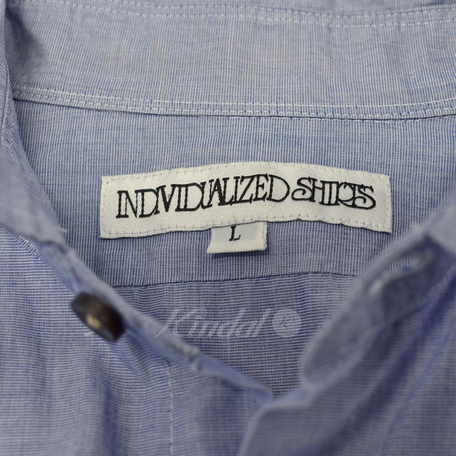 INDIVIDUALIZED SHIRTS Two Pocket Shirts シャツ ブルー サイズ：L (南船場店) 220212｜kindal｜04