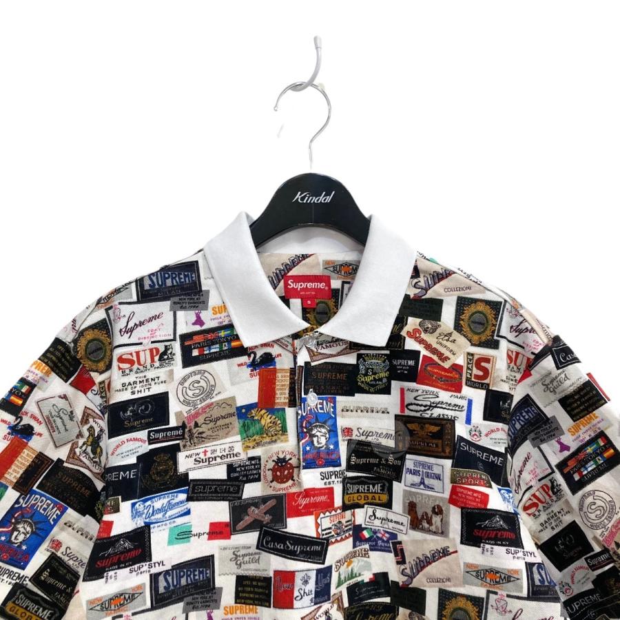 Supreme 【値下げ】SUPREME 21SS Labels Polo ラベルポロシャツ マルチ  