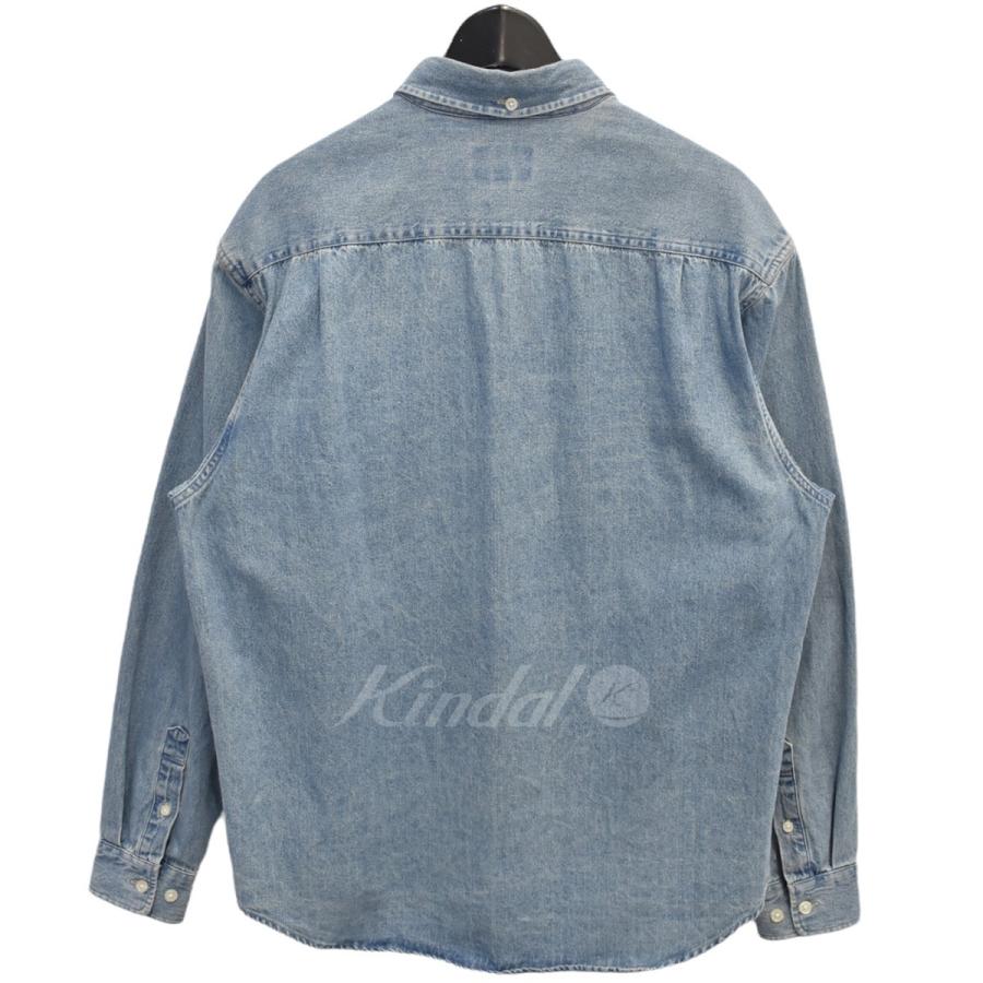 シュプリーム クラシック ロゴ デニム シャツ Supreme Classic Logo Denim Shirt (FW20) - $128