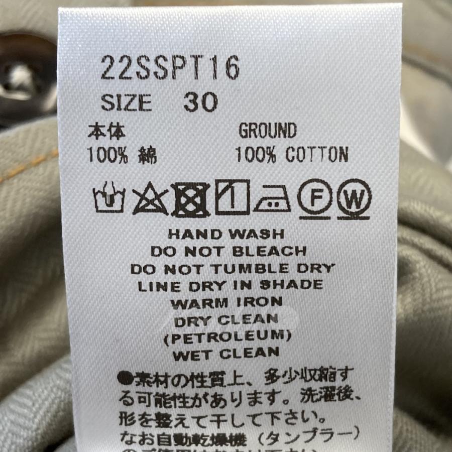値下げ】SUGARHILL 22SS HERRINGBONE ARMY CARGO PANTS カーキ サイズ