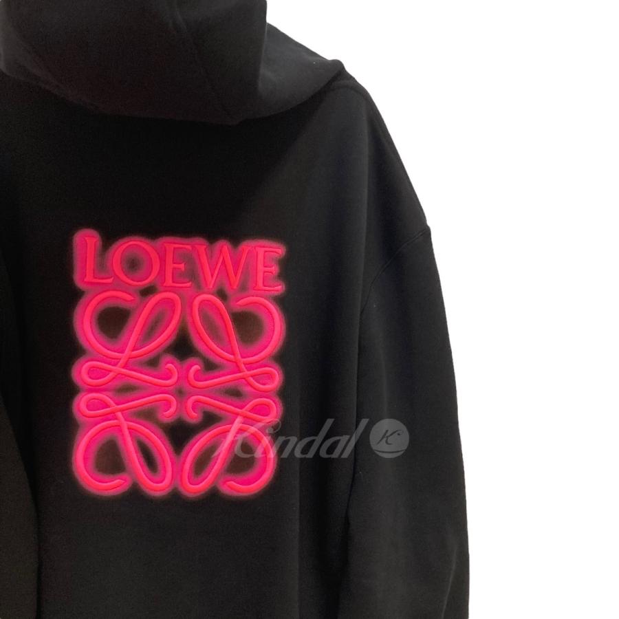 LOEWE 22SS NEON HOODIE H526Y25X05 ブラック サイズ:XL LOEWE 22SS NEON HOODIE H526Y25X05 ブラック サイズ:XL