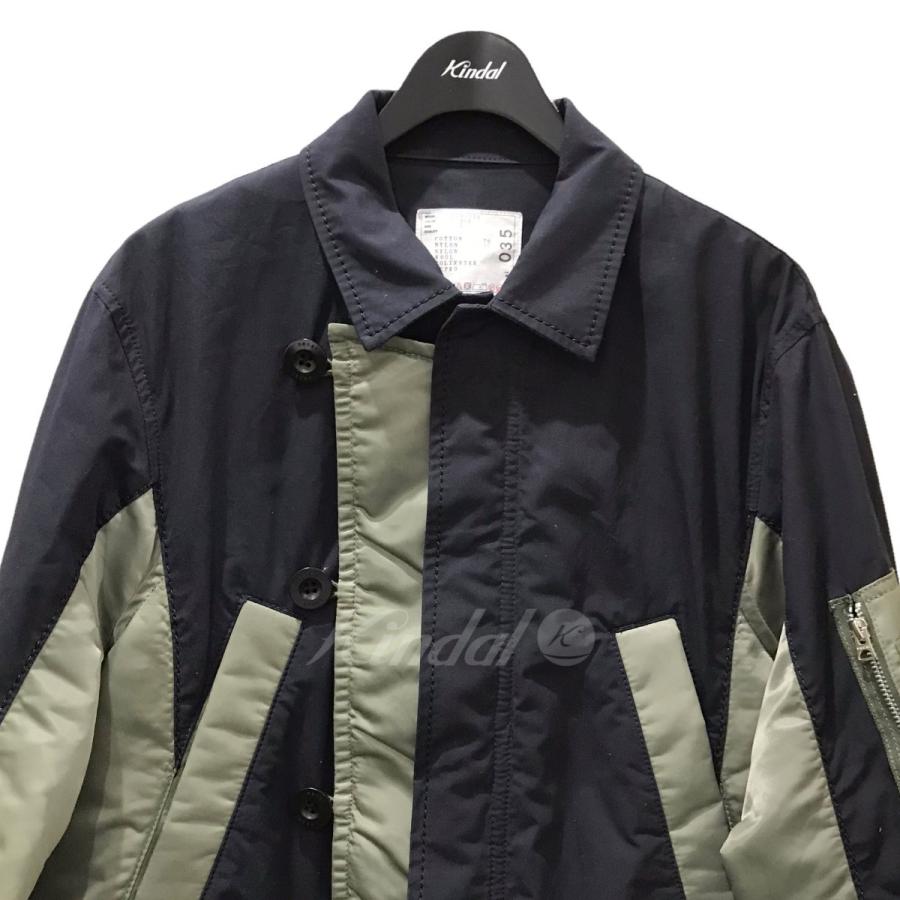 sacai ミリタリーコート Military Coat SCM-035 オリーブ・ブラック