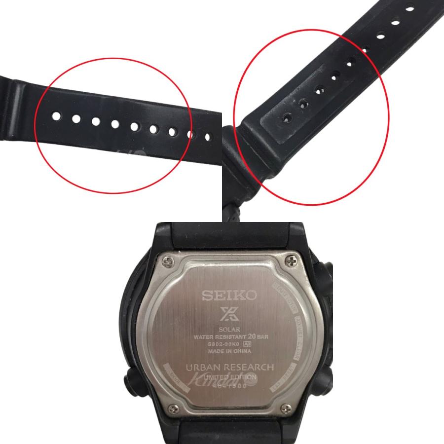 【値下げ】SEIKO × URBANRESEARCH 腕時計 PROSPEX プロスペックス S802-00K0 ブラック (心斎橋アメリカ村店)