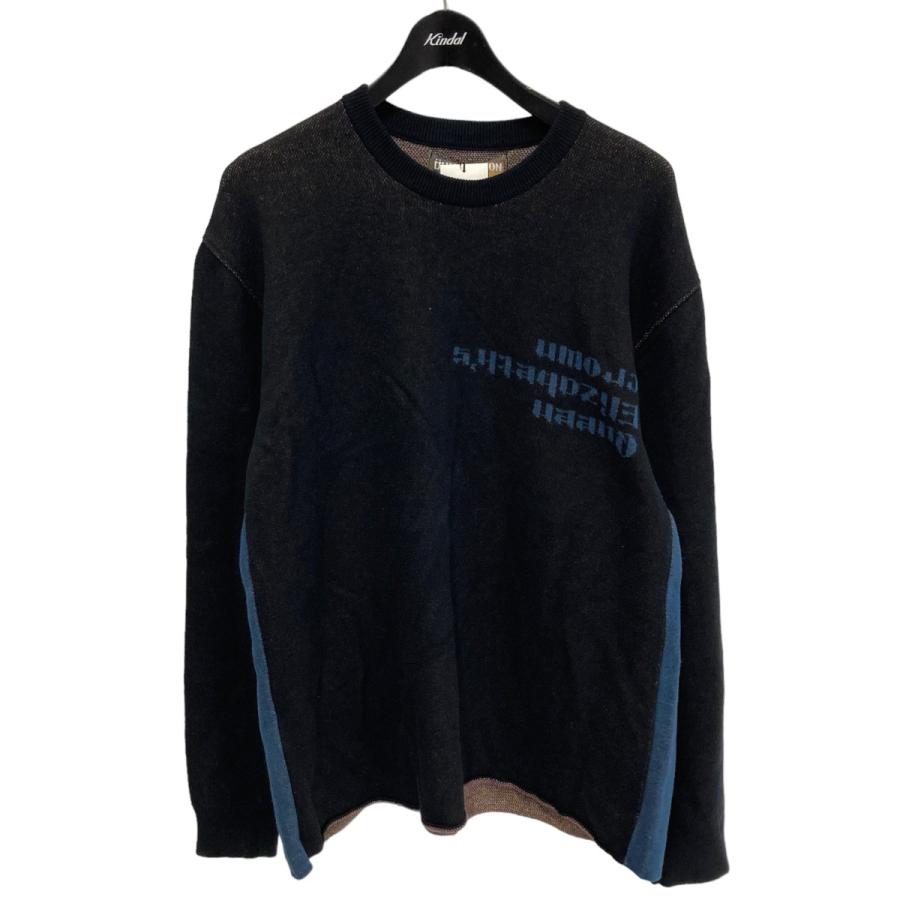 値下げ】DUSTNATION CREWNECK KNIT SWEATER DN-01 ネイビー サイズ：2  
