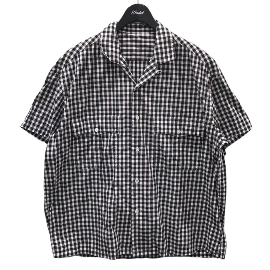 Porter Classic 【値下げ】Porter チェック柄オープンカラー半袖シャツ 