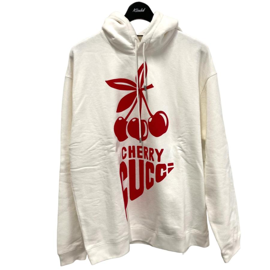 グッチ GUCCI 22SS Cherry Gucci cotton sweatshirt 681220 XJD1C