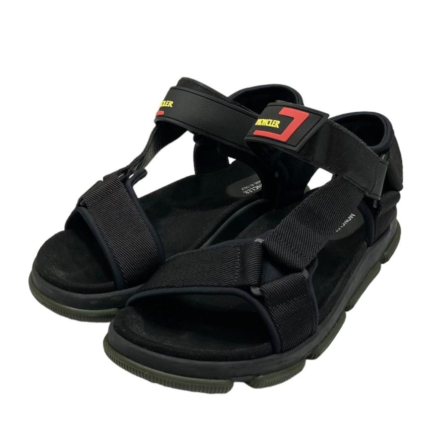値下げ】MONCLER SIMEON SANDALS サンダル ブラック サイズ：42 (堀江  