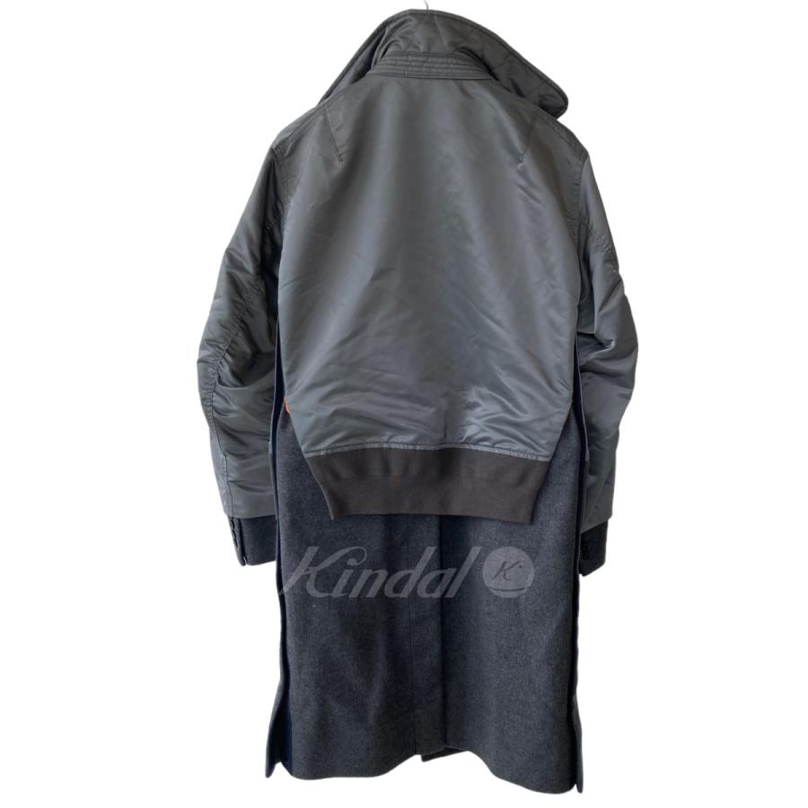 Sacai (サカイ) 22AW Nylon Twill Mix Coat 【公式通販】