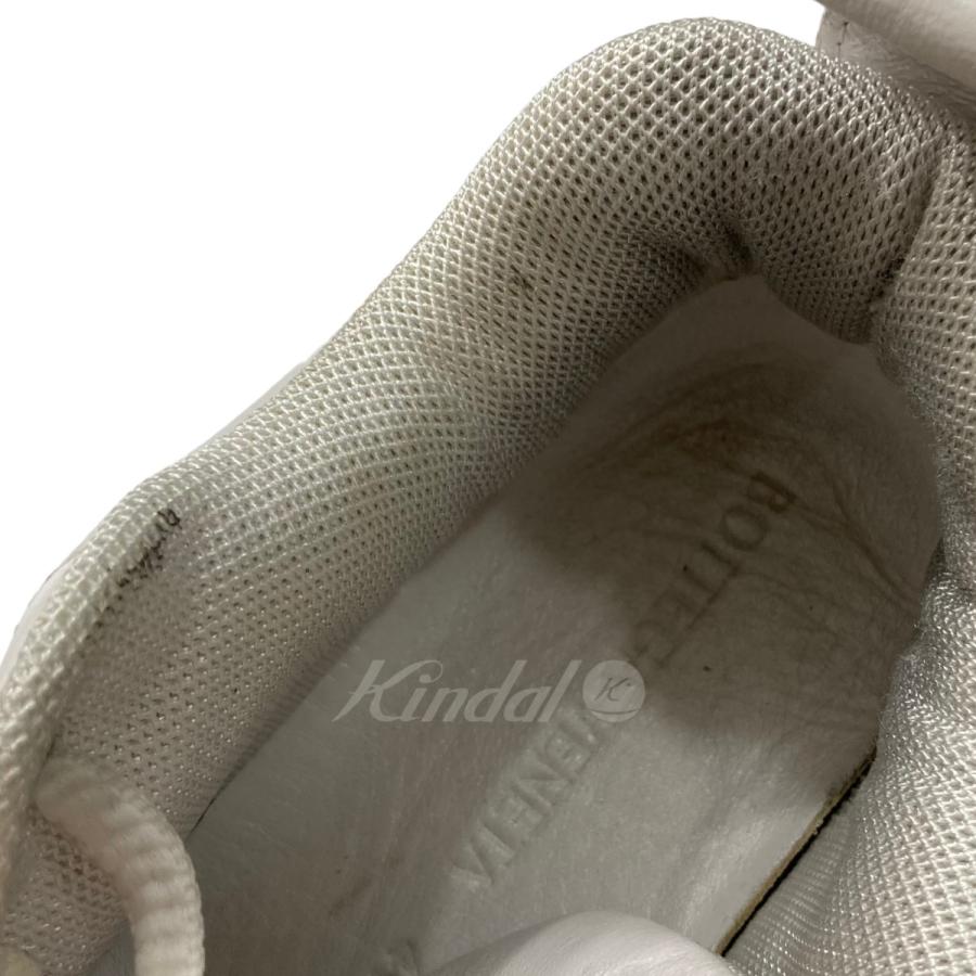 【値下げ】BOTTEGA VENETA ピロー レースアップシューズ スニーカー ホワイト×グリーン サイズ：41 (堀江店)｜kindal｜07