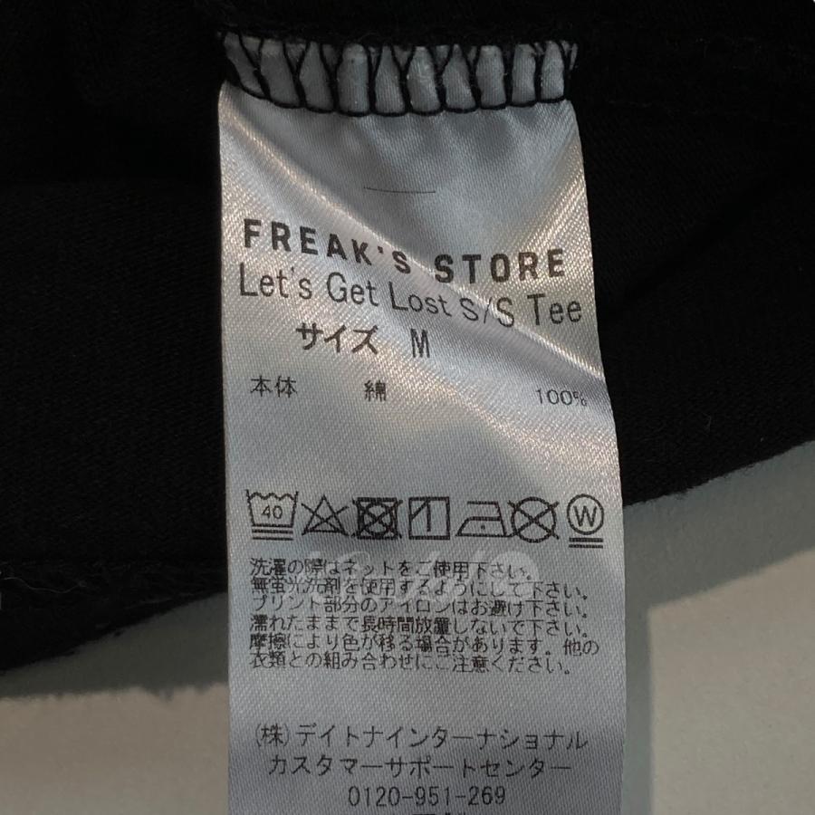 フリークストア FREAK`S STORE Let’s Get Lost Tシャツ ブラック サイズ：M｜kindal｜06