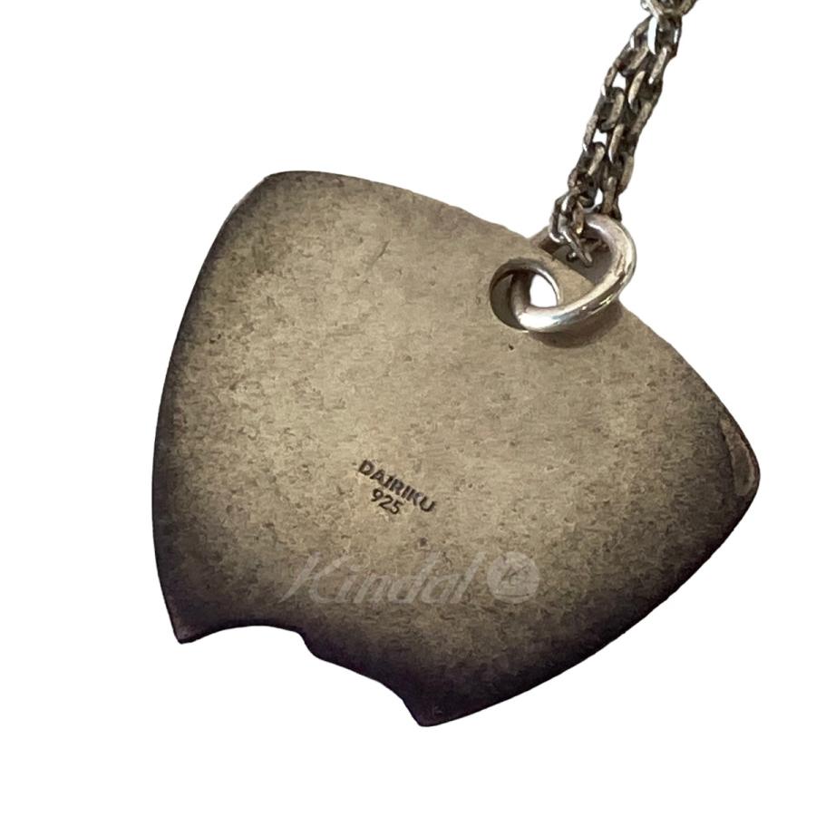 ダイリク DAIRIKU Hard Work Guitar Pick Necklace シルバー｜ファッション