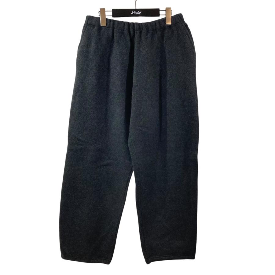 COMOLI 【値下げ】COMOLI 23AW ウールフェルト パンツ イージーパンツ 