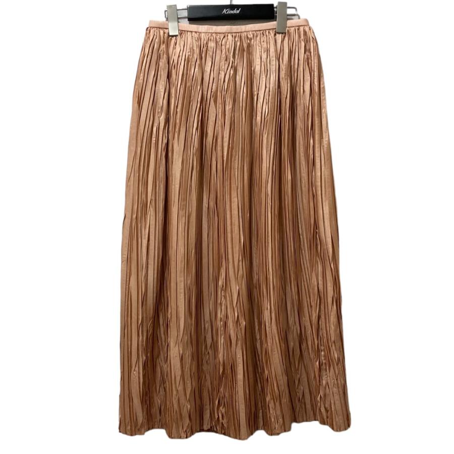 DRAWER ドゥロワー ランダムプリーツスカート 6524-299-1540 ベージュ  