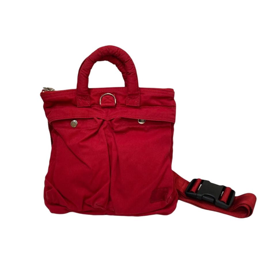 ディガウェル×ポーター DIGAWEL x PORTER HELMET BAG SMALL 2WAYバッグ レッド サイズ：0 