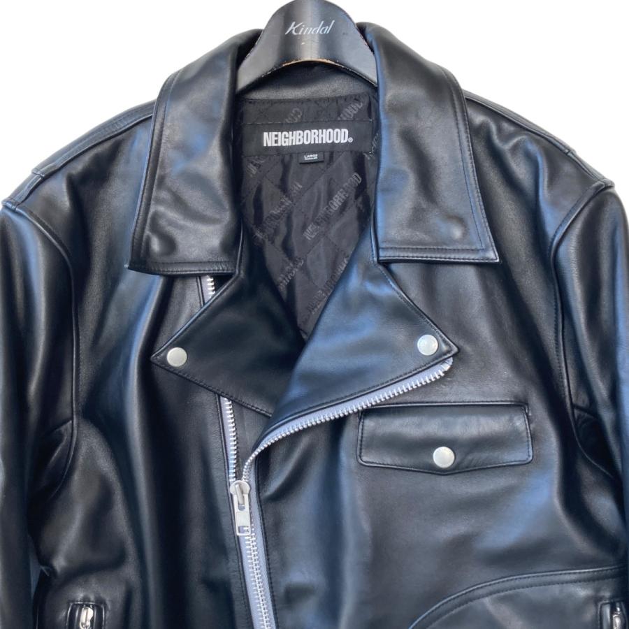 NEIGHBORHOOD ネイバーフッド LEATHER DOUBLE RIDERS JK ． CL ダブル 