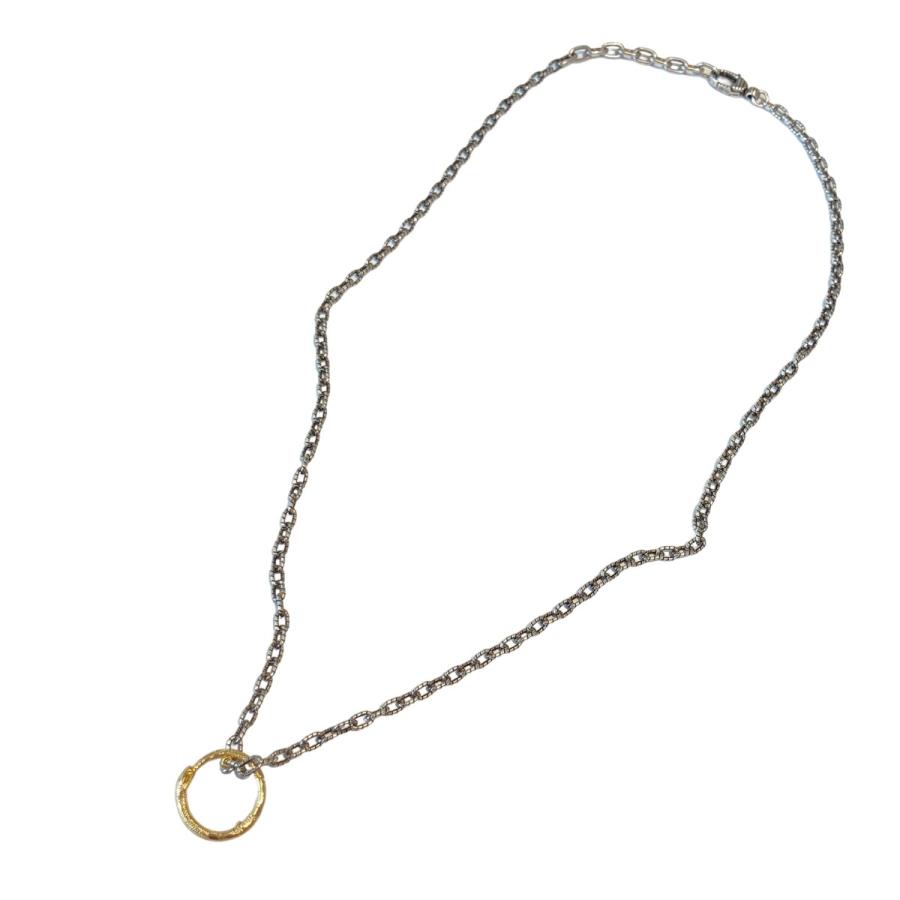 GUCCI 【値下げ】GUCCI 461997 ウロボロス コンビ ネックレス (心斎橋 