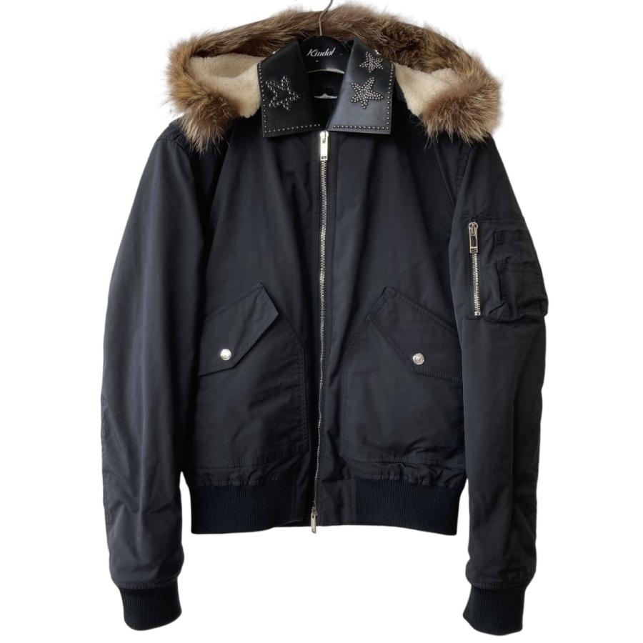 VALENTINO 【値下げ】VALENTINO MA-1ジャケット QV3ClA05CKV ブラック  