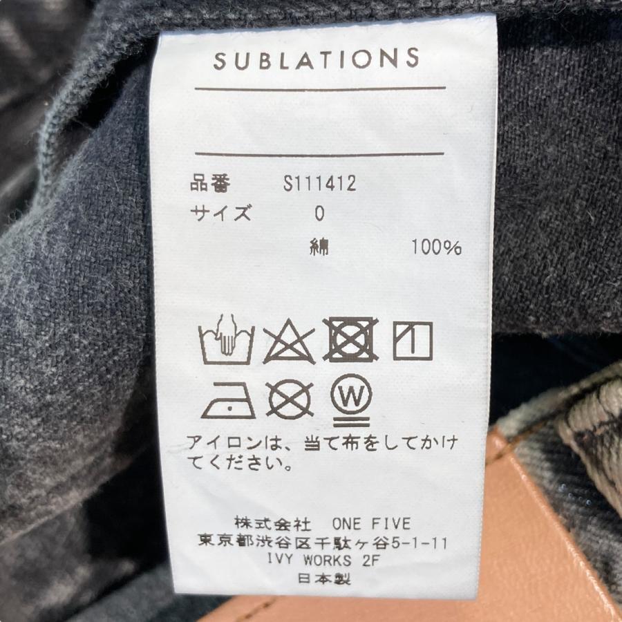 SUBLATIONS WIDE SEAM DENIM BAGGY PANTS ．11 デニムパンツ S111412 