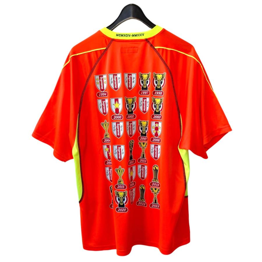 シュプリーム Supreme 24SS フットボールTシャツ オレンジ サイズ：L  