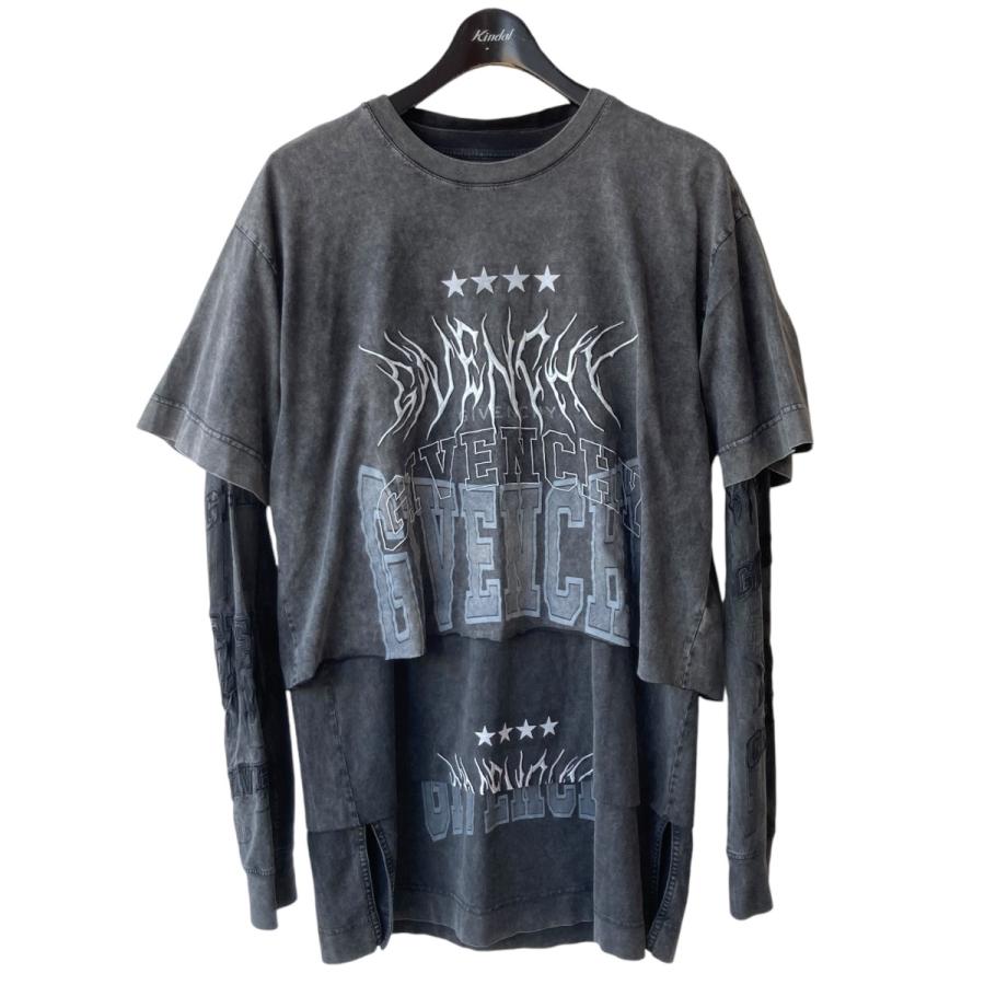 GIVENCHY 【値下げ】GIVENCHY Overlapped Embroidered Tee レイヤード 