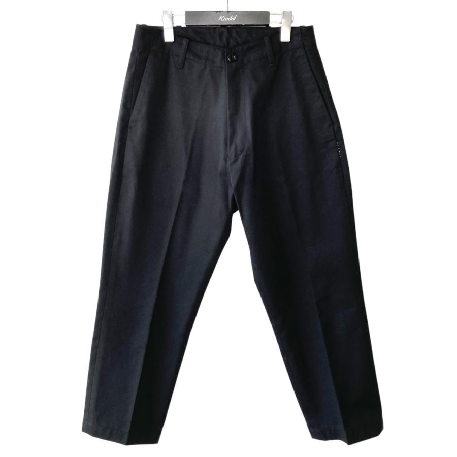 SEQUEL CHINO PANTS ブラック L ダメージ加工 TYPE-F
