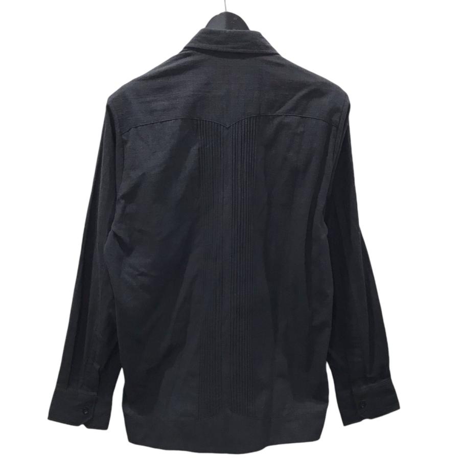 値下げ】Estrella Standard Guayabera 刺繍長袖シャツ ブラック 
