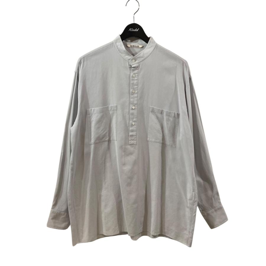 AURALEE オーラリー 20SS SHUTTLE GEORGETTE CLOTH P/O SHIRT AURALEE オーラリー 20SS SHUTTLE GEORGETTE CLOTH P/O SHIRT
