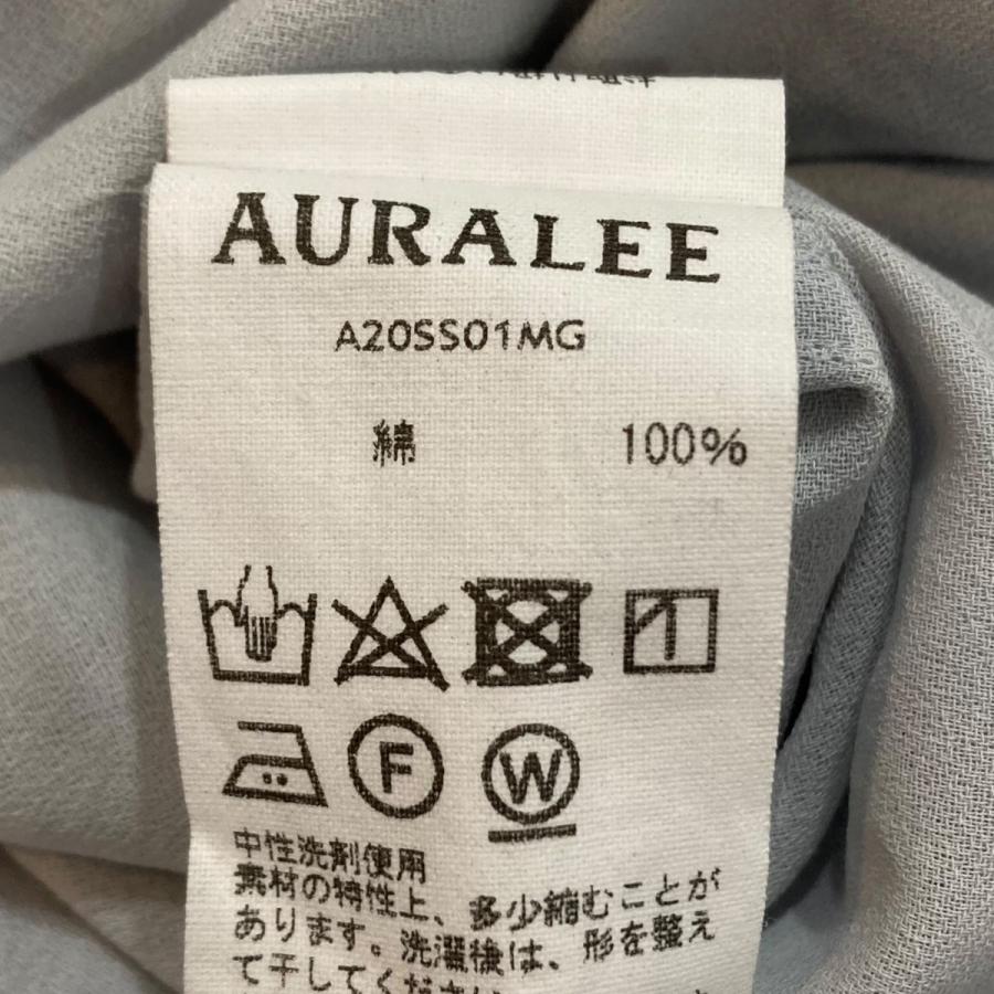 AURALEE オーラリー 20SS SHUTTLE GEORGETTE CLOTH P/O SHIRT AURALEE オーラリー 20SS SHUTTLE GEORGETTE CLOTH P/O SHIRT