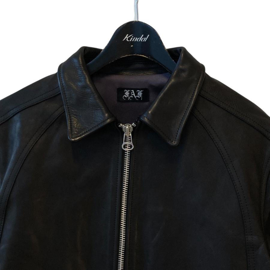 FAKE ASS FLOWERS 【値下げ】FAF 24AW BEADED LEATHER FLIGHT JACKET