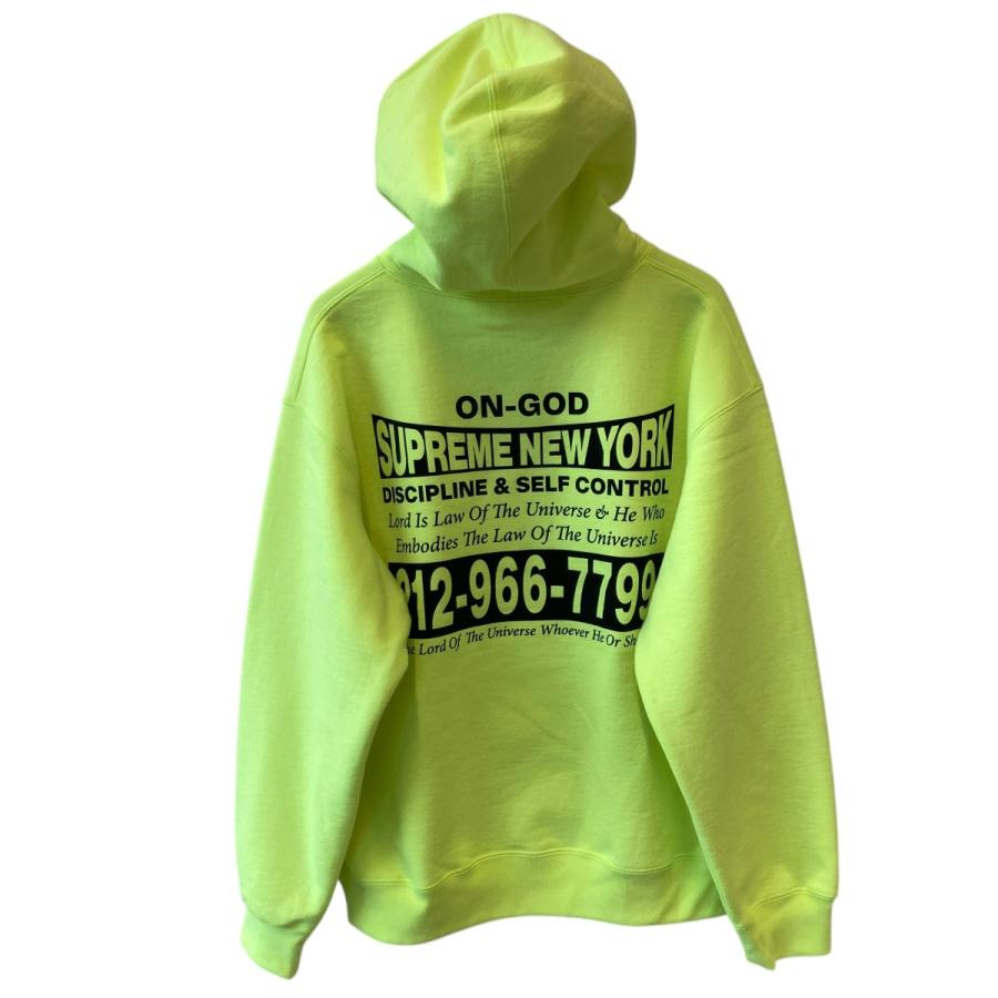Supreme シュプリーム 24AW On God Hooded Sweatshirt パーカー 黄緑 