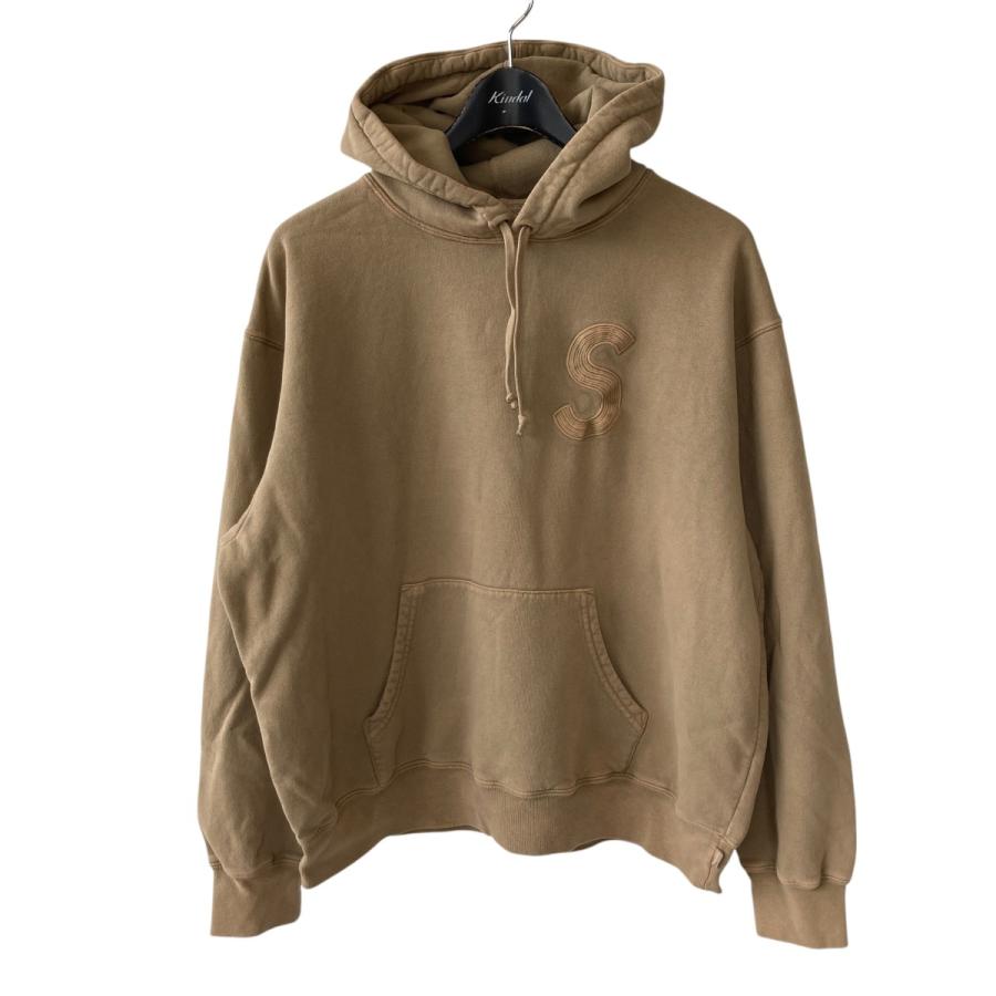 supreme Overdyed S Logo Hooded Lサイズ ベージュ Supreme 【値下げ】Supreme 23SS OVERDYED S LOGO HOODED SWEATSHIRT