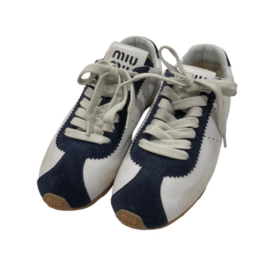 miu ミュウミュウ MIU PLUME SNEAKERS スニーカー 5e114e ホワイト 