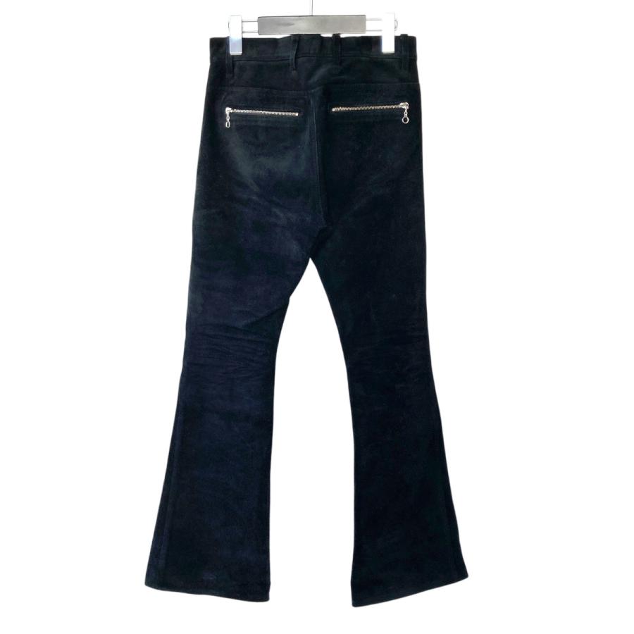 値下げ】blackmeans 印 別注 SUEDE FLARE PANTS ブーツカット 