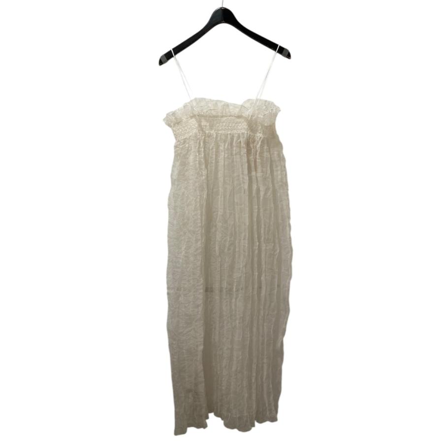 leinwande 【値下げ】LEINWANDE Recycle Organdy Pleats Dress