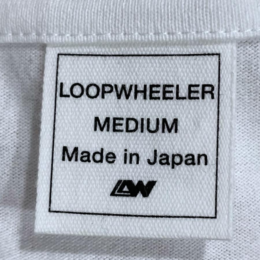 LOOPWHEELER ループウィラー 25周年 プリントTシャツ ホワイト LOOPWHEELER ループウィラー 25周年 プリントTシャツ ホワイト