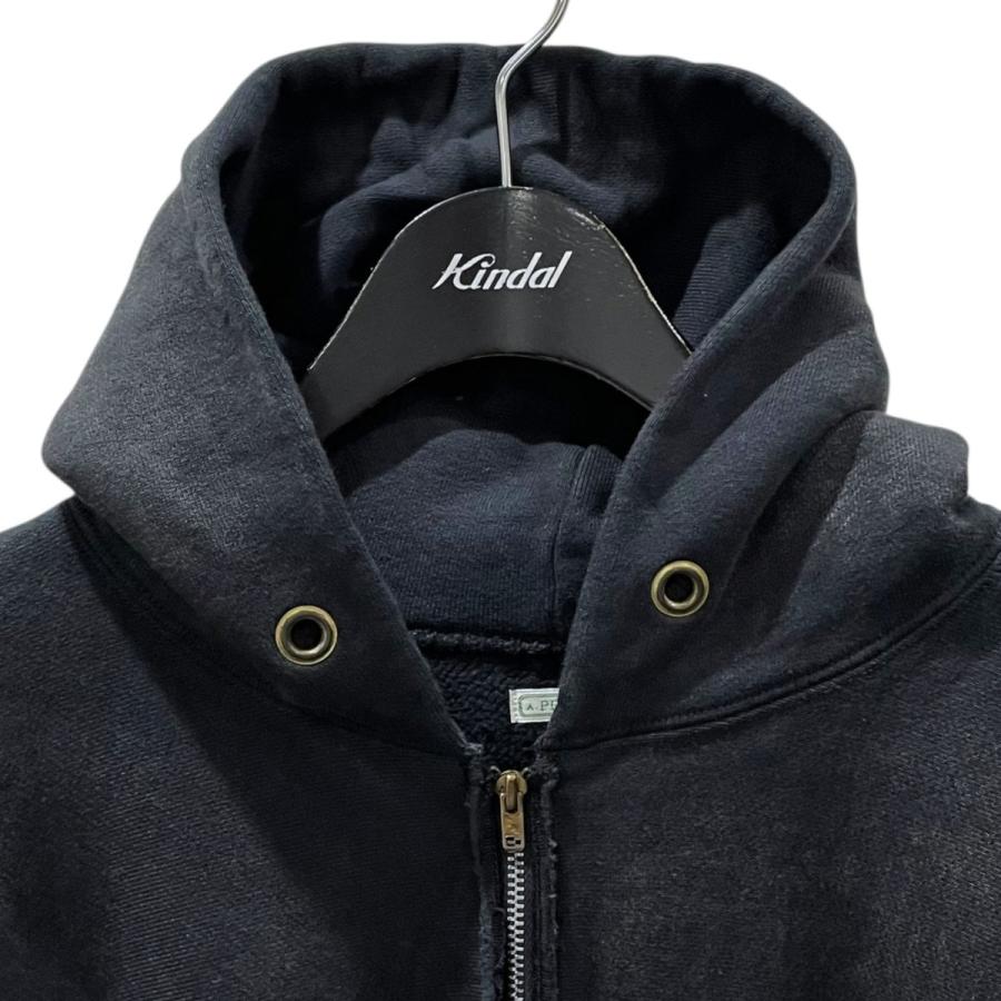 アプレッセ A．PRESSE ヴィンテージハーフジップスウェット