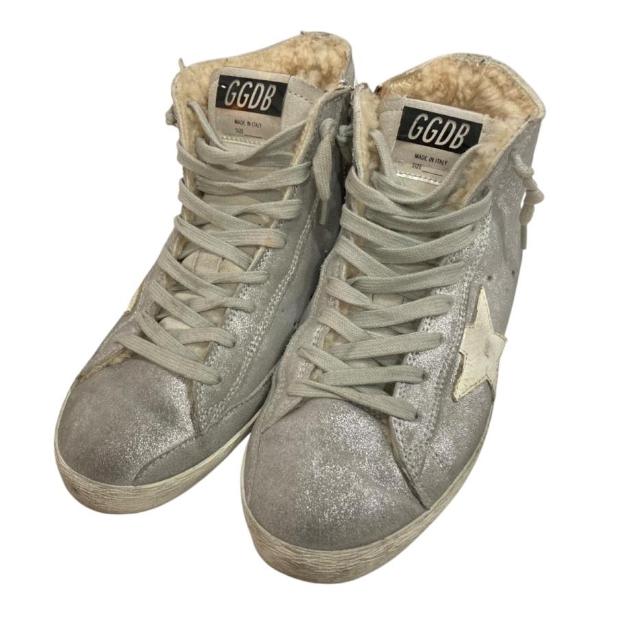 GOLDEN GOOSE ゴールデングース サイドジップ裏ボアハイカット 