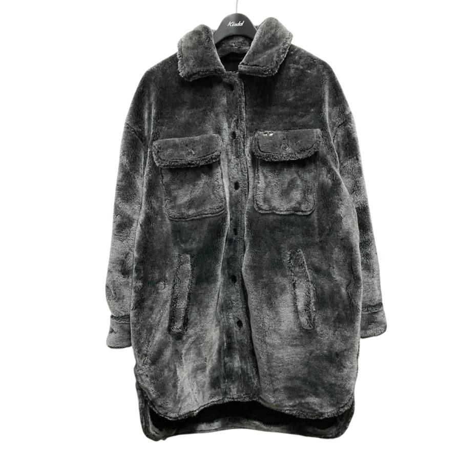 DIESEL（ディーゼル） フェイクファージャケット A17575 グレー サイズ