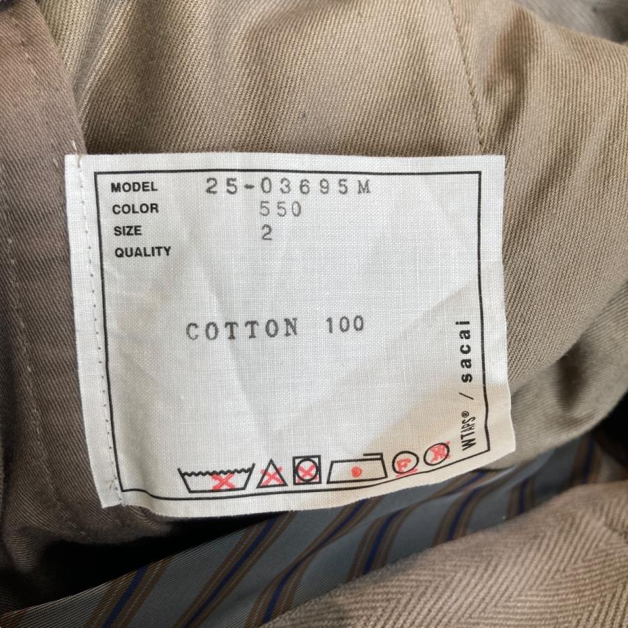 sacai（サカイ） 【値下げ】sacai×WTAPS 25SS Cotton Back Satin Pants