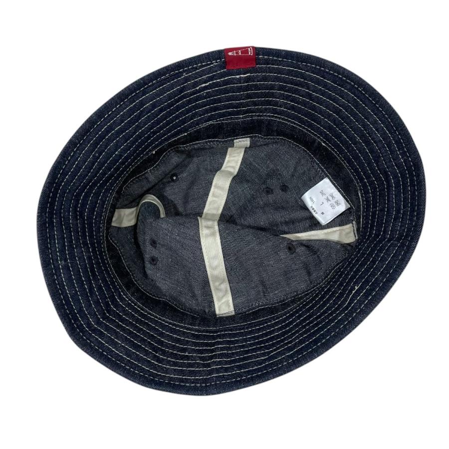 ボンクラ　デニムハット BONCOURA(ボンクラ) デニムバケットハット US navy hat denim