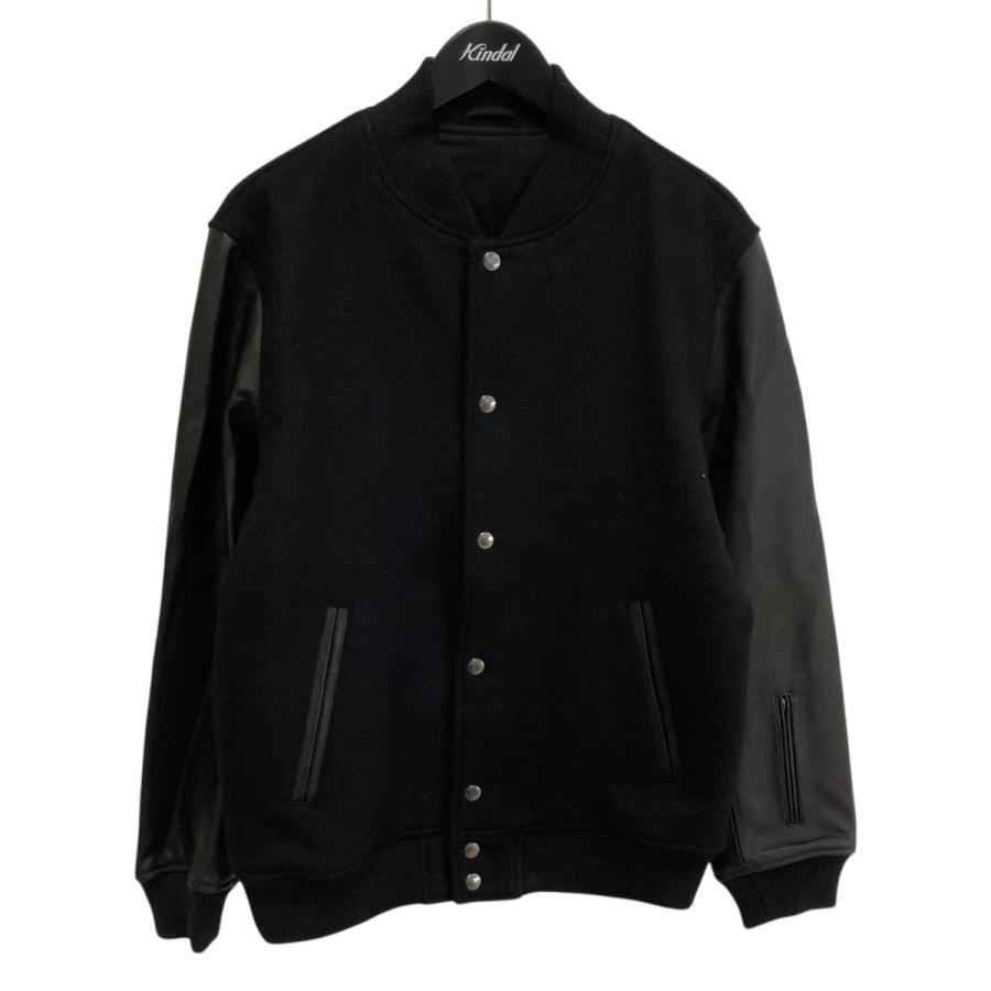 美品】 SOPHNET. バーシティジャケット ソフネット ブラック 黒