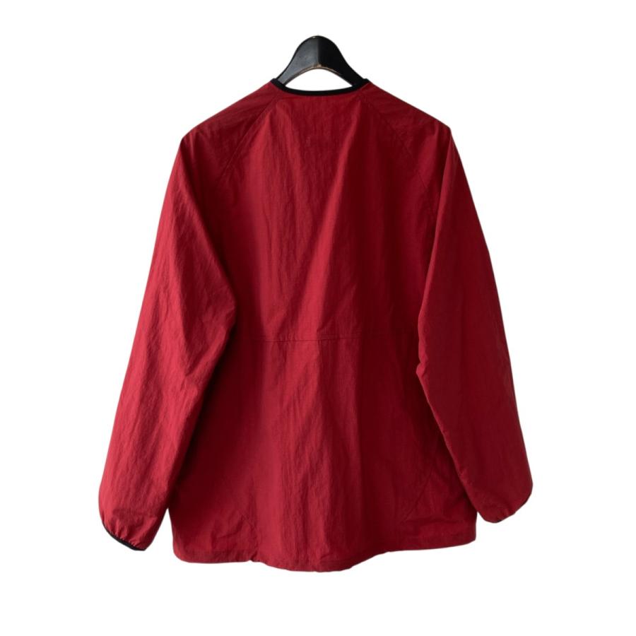 チェイス 【値下げ】CHASSE 24AW Nylon Rip Shirt RED プルオーバー 