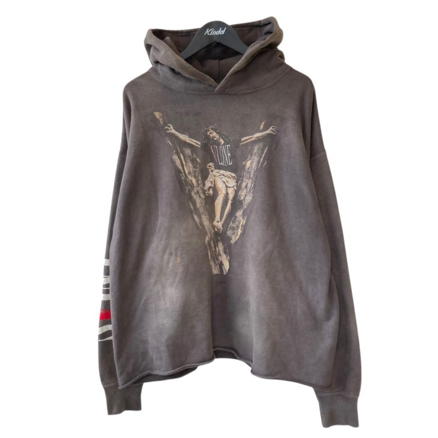 細*目様 【正規品】【セントマイケル Vlone】【定価4.5万】【L】コーチジ VLONE SAINT MICHAEL プルオーバーパーカー 【公式通販】