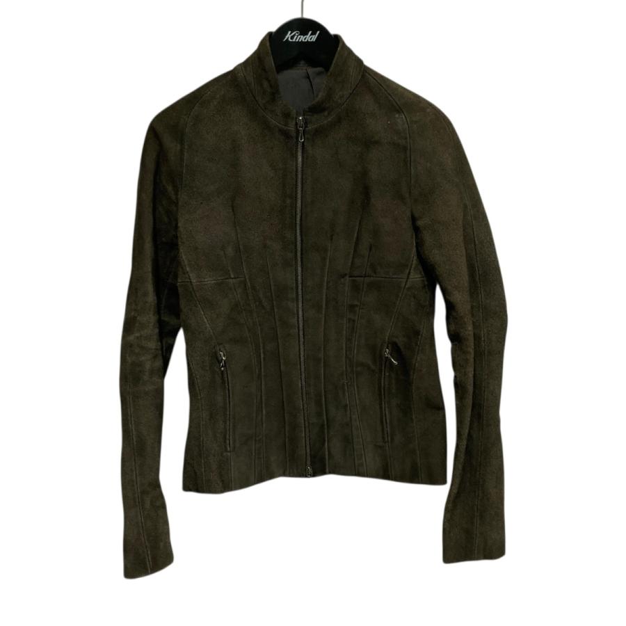 JULIUS ユリウス 10AW レザージャケット 327BLM100 グレー サイズ：1