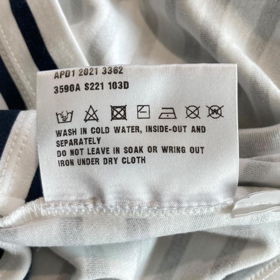 PRADA（プラダ） ボーダー Tシャツ 3590A S221 103D ホワイト