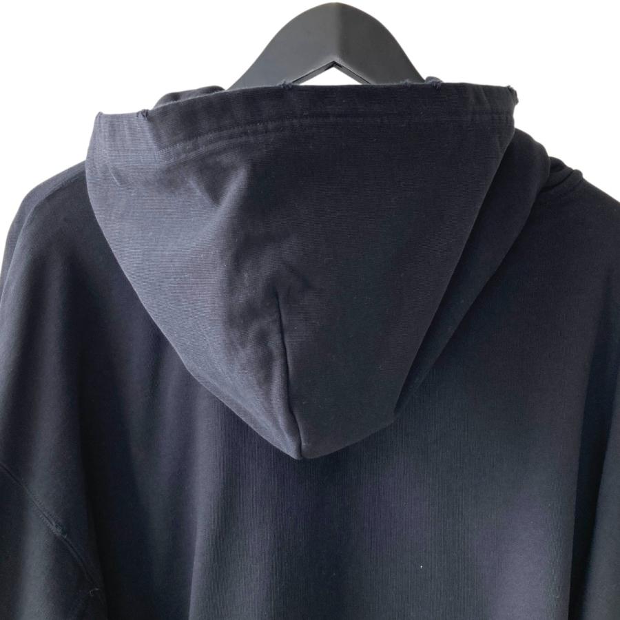 BALENCIAGA バレンシアガ 22AW Destroyed Logo-Print Hoodie