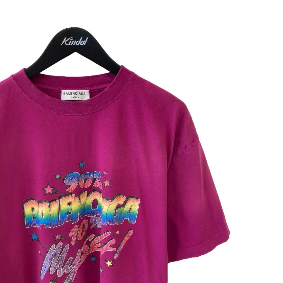 BALENCIAGA　Tシャツ BALENCIAGA（バレンシアガ） 半袖Tシャツ 57 2022 00443 パープル