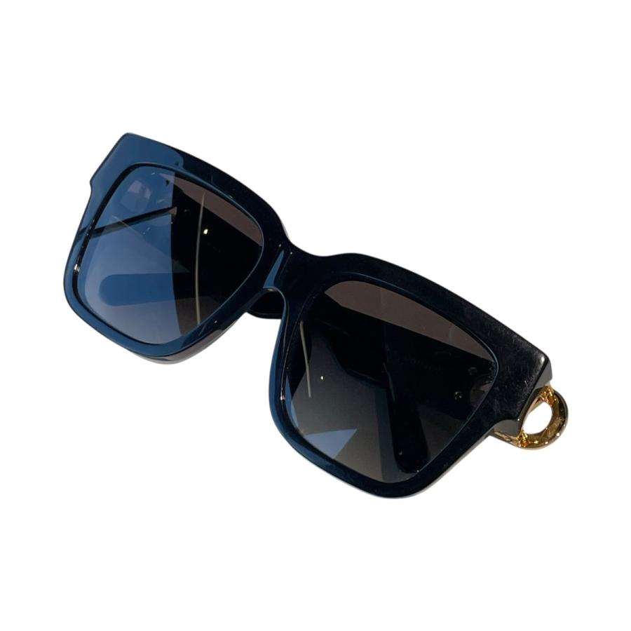 LOUIS VUITTON◇サングラス・LVリンク・スクエア S00/プラスチック/BLK