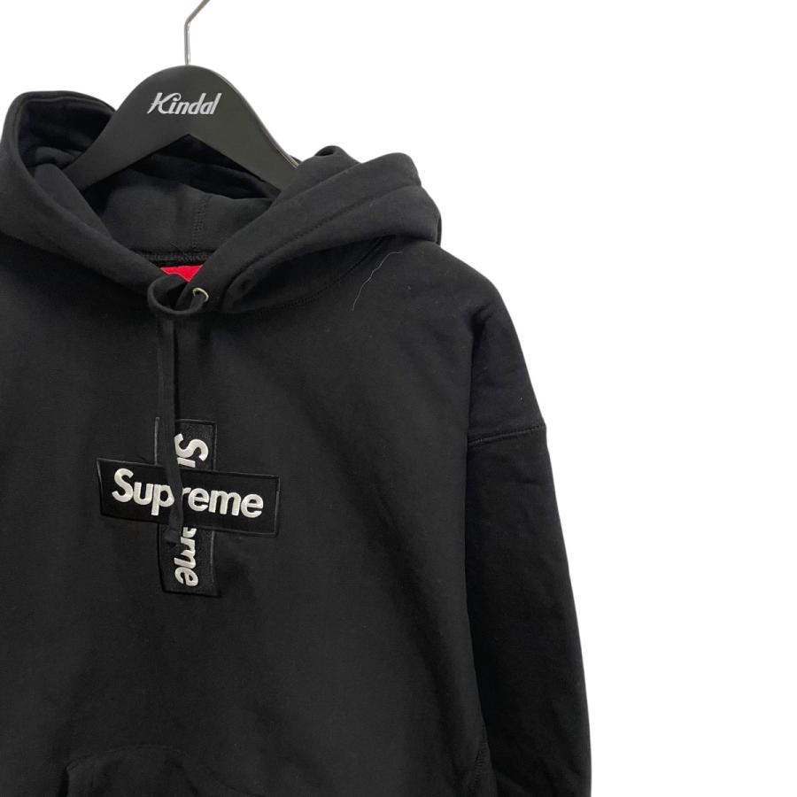 supreme クロスボックスロゴパーカー　ブラック　XL Supreme シュプリーム cross box logo パーカー ブラック サイズ